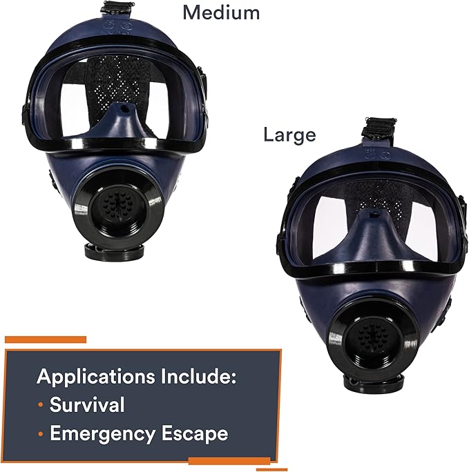 MIRA Safety MD-1 Children's Gas Mask - Full-Face Protective Respirator for CBRN Defense